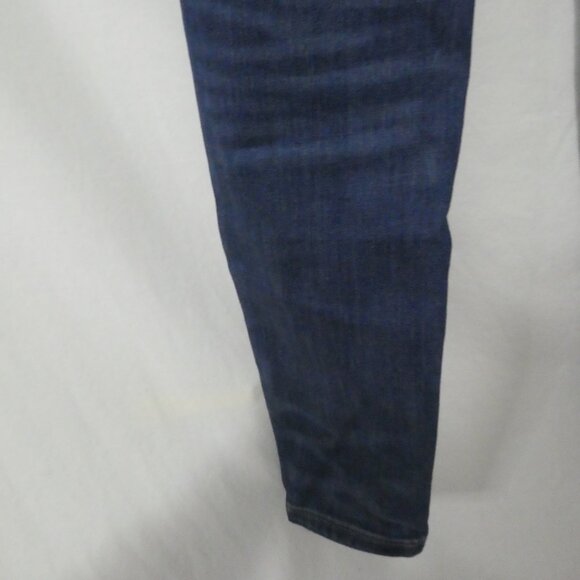 GARAGE - High Rise | size 7 | Classic Blue Jeans with Faded Design - Picture 15 of 16